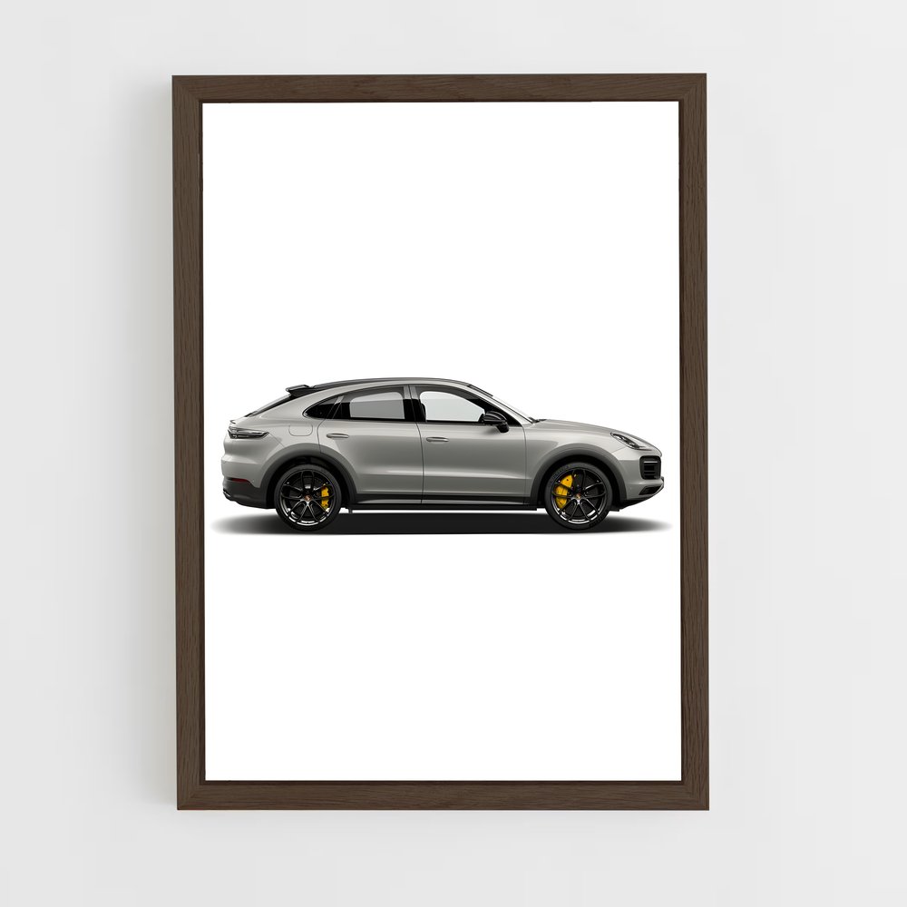Poster Vitesse Cayenne – affiche Porsche (vue 5)